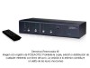 Matriz VGA con audio, Switch-Splitter 4X4 control remoto